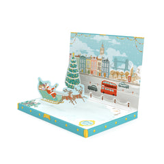 Christmas In London Music Box Card