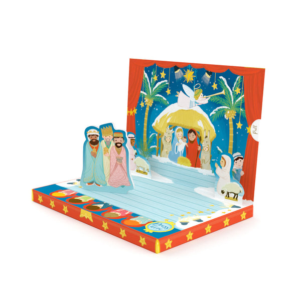 The Little Nativity Music Box Card