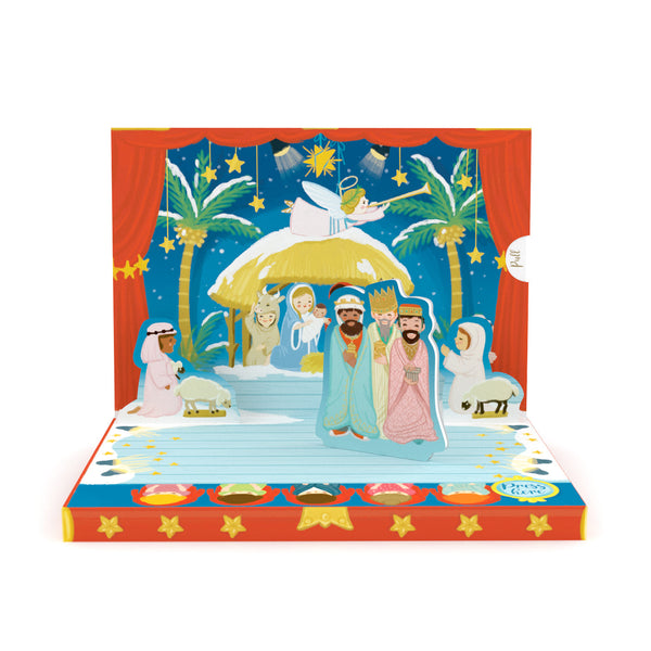 The Little Nativity Music Box Card