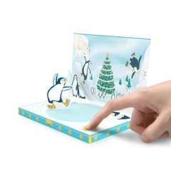 Penguin Adventure Music Box Card