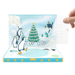 Penguin Adventure Music Box Card