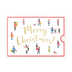 Christmas Town Music Box Card