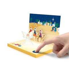 Little Town of Bethlehem Music Box Card